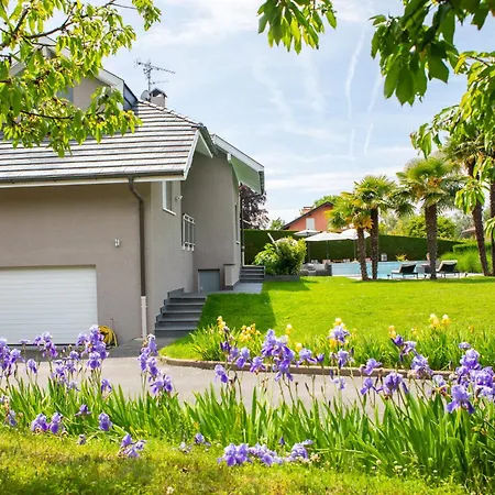 Modern With Swimming Pool Lake Access Nernier