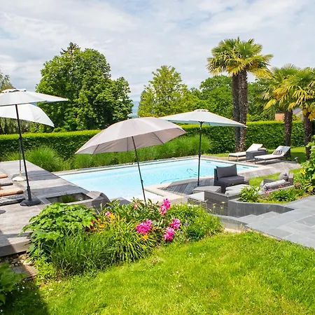 Modern With Swimming Pool Lake Access Villa Nernier